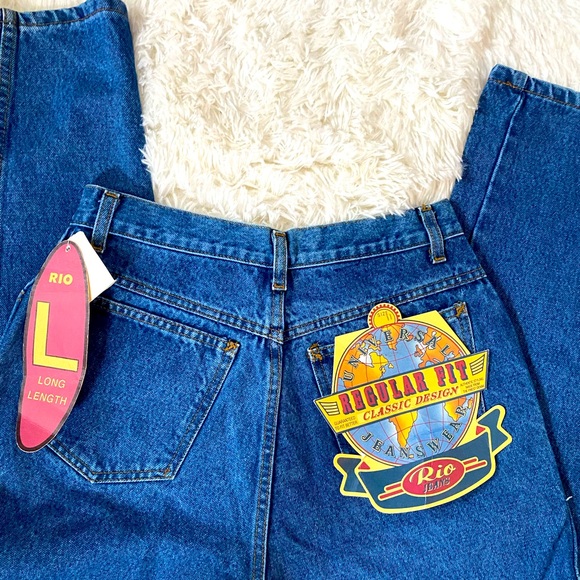 Rare! Vintage NWT! Rio Mom Jeans - Picture 2 of 6